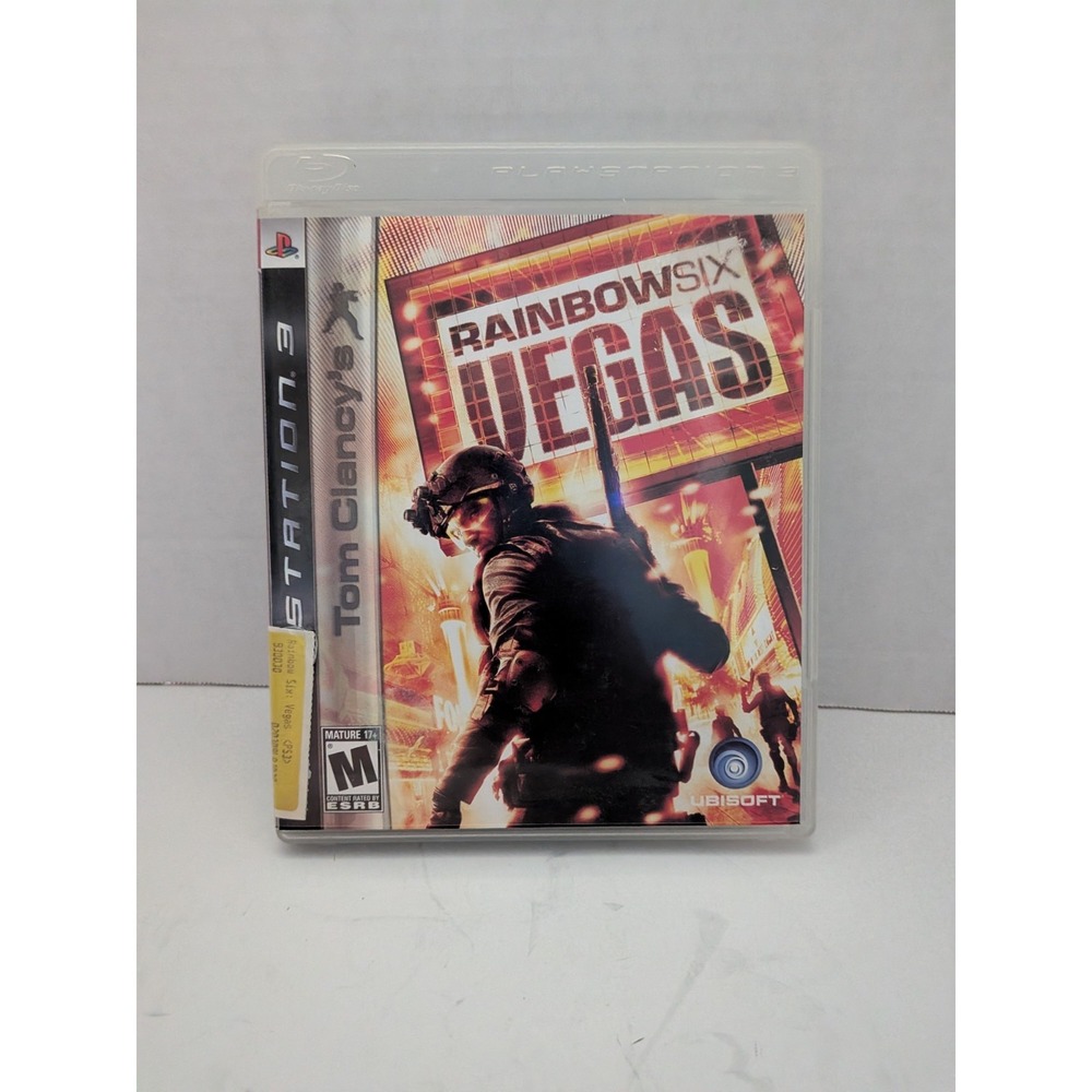 Tom Clancy's Rainbow Six Vegas Sony PlayStation 3 PS3 Game Complete CIB Ubisoft